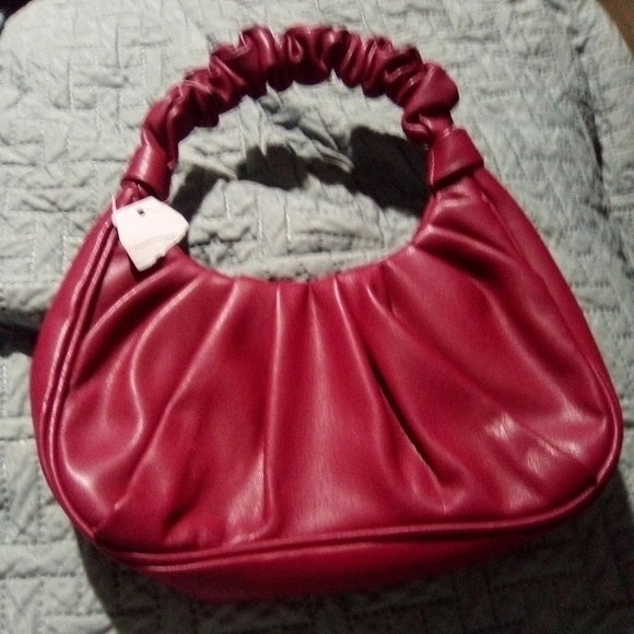Must Have Handbags - Must haves NWT smaller burgundy purse.